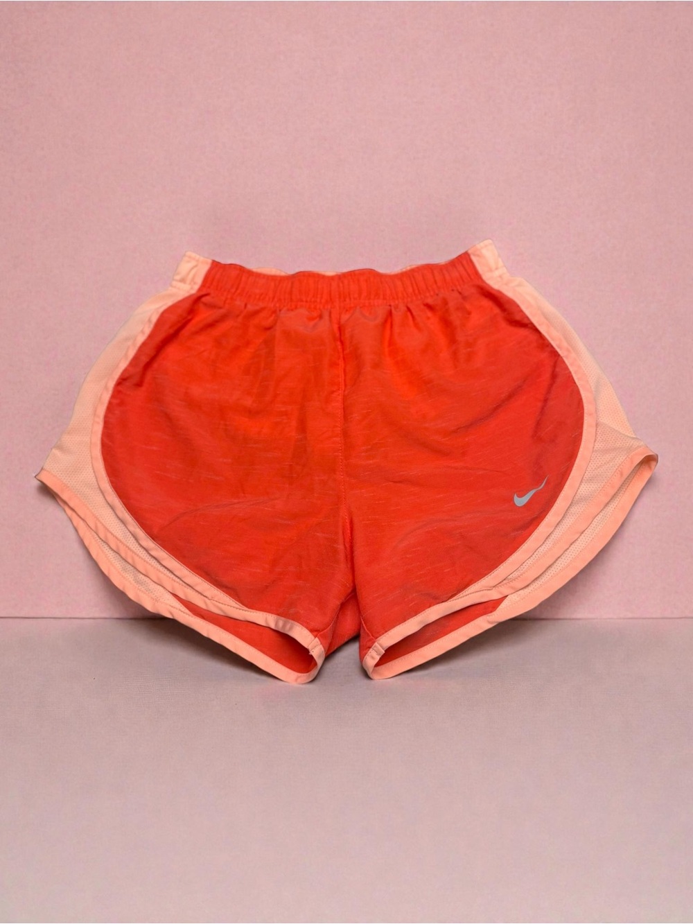 Nike Coral and Peach Athletic Running Shorts